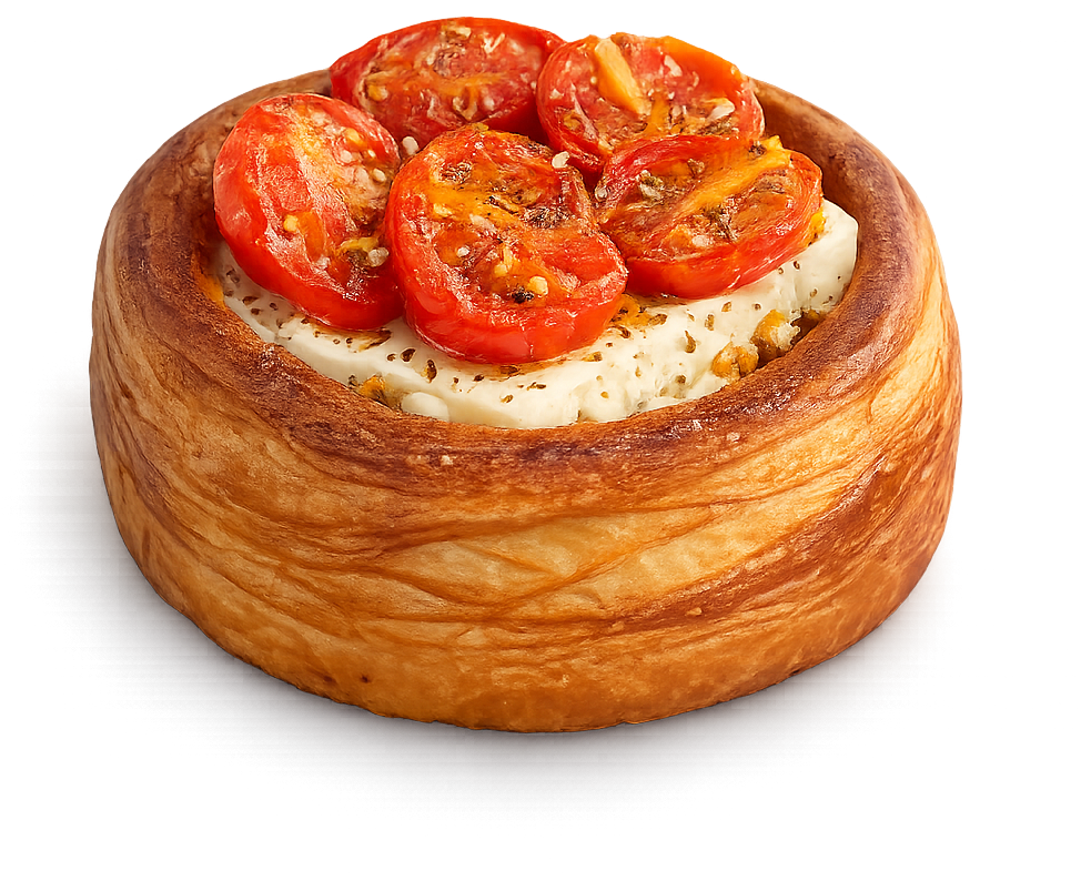 Kruvasan Pesto Domates